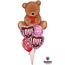 Bukiet 505 Teddy Bear Love Qualatex #16453 46073-2 40863-2